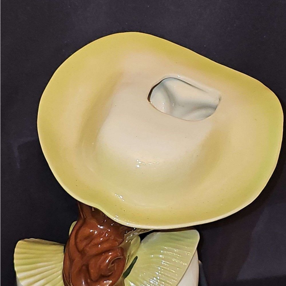 Vintage Ceramic Lady Head Vase “Bonnie” 6.75” - Picture 2 of 3